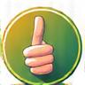 Thumbs up icon for 100 percent satisfaction guarantee